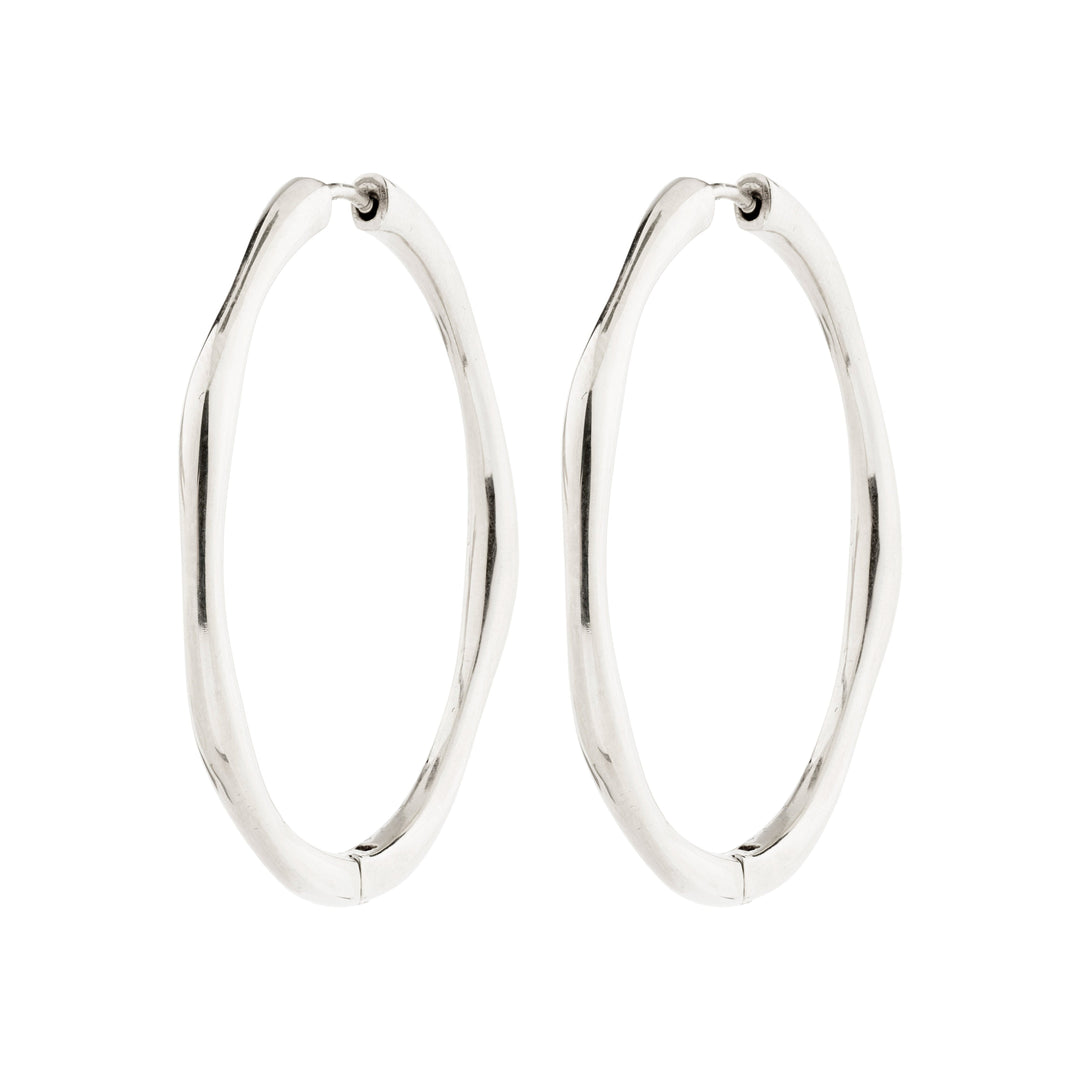 HAZE HOOPS Jewelry PILGRIM SILVER PLATED 
