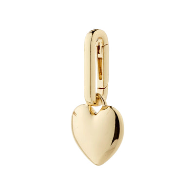 HEART CHARM Jewelry PILGRIM GOLD PLATED 