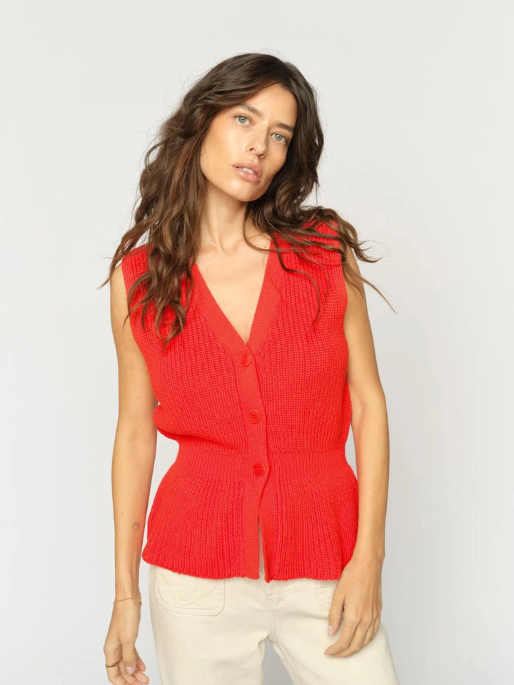 HERBI KNIT VEST TOP MOS MOSH 