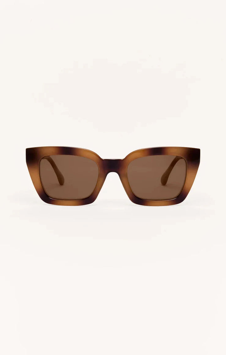 HIDEAWAY SUNGLASSES ACCESSORIES Z SUPPLY BROWN TORT 