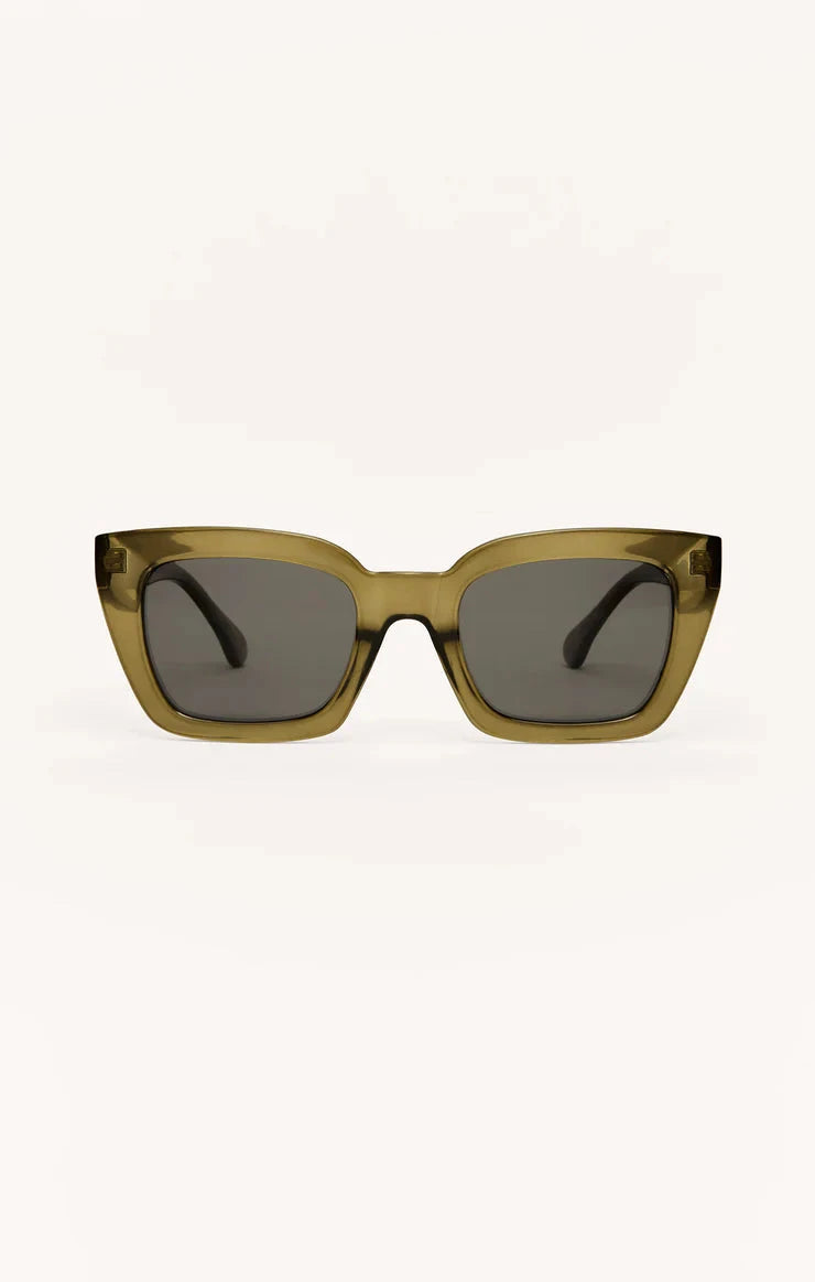 HIDEAWAY SUNGLASSES ACCESSORIES Z SUPPLY MOSS GREY 