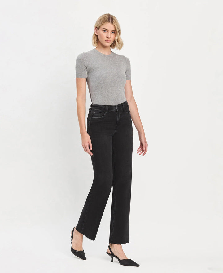 HIGH RISE SLIM WIDE - SMOOTH DENIM FLYING MONKEY 