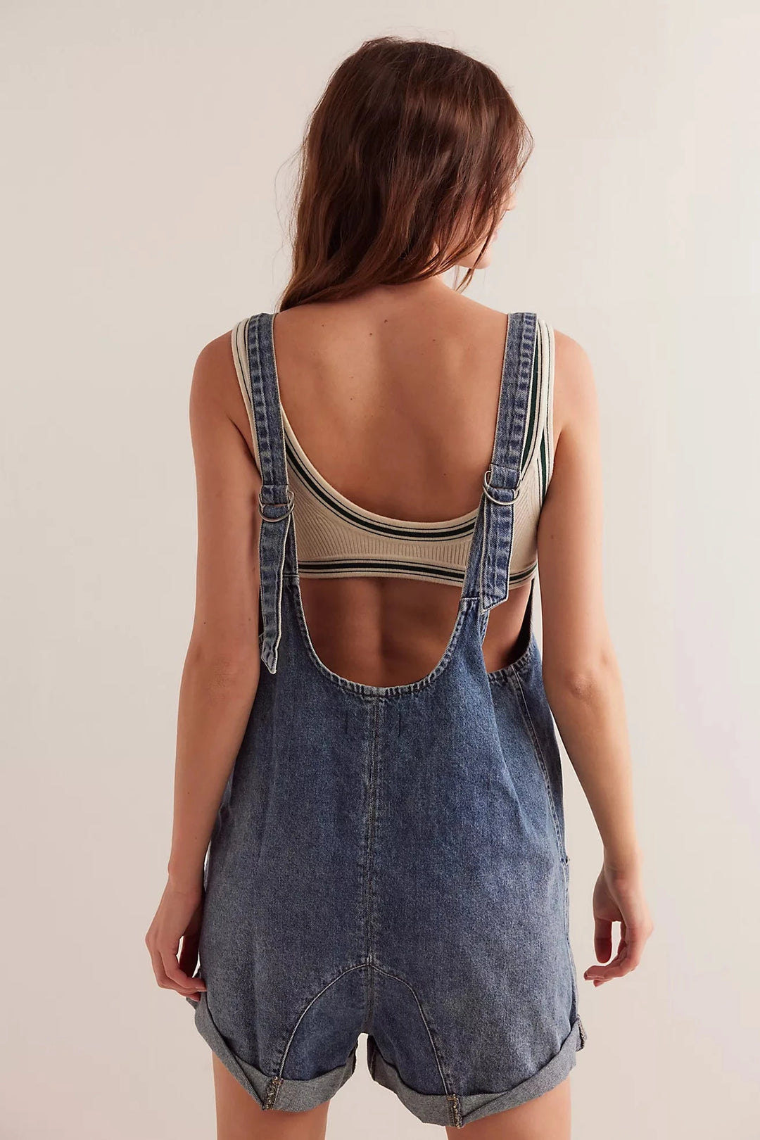 HIGH ROLLER SHORTALL ROMPER Free People 