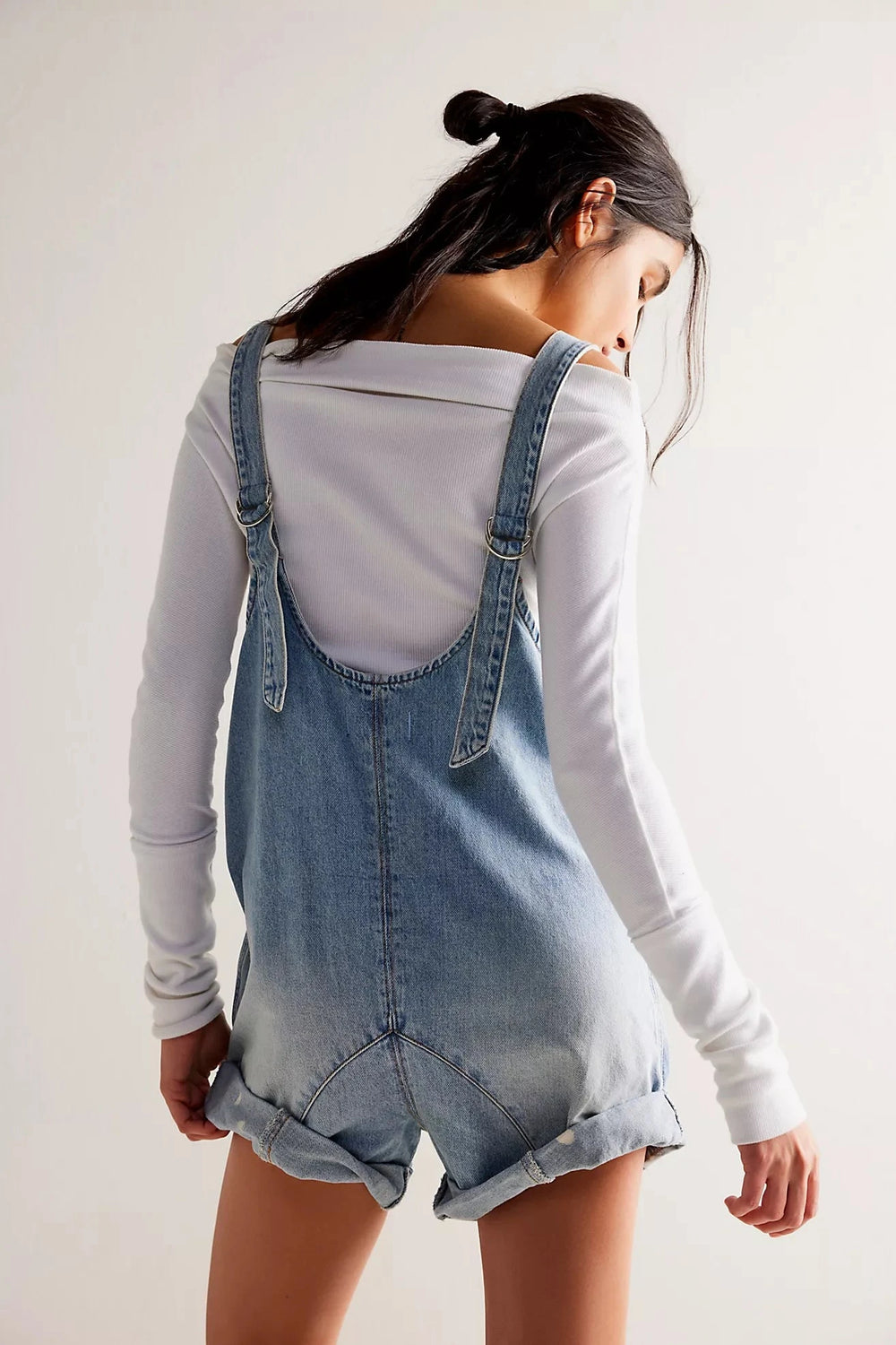 HIGH ROLLER SHORTALL ROMPER Free People 