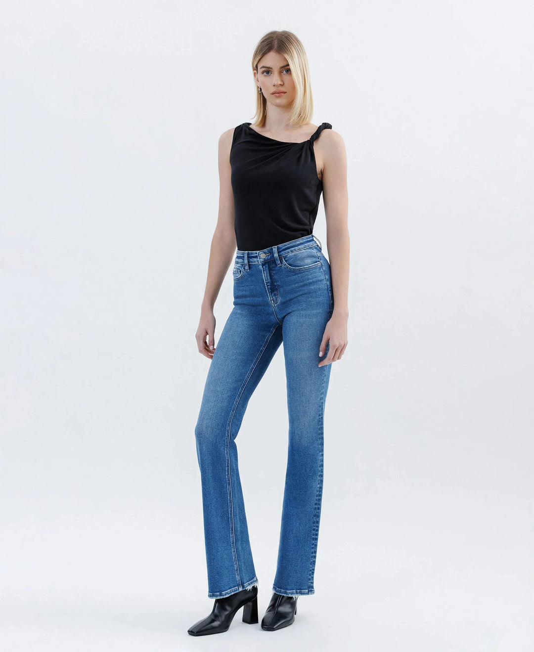 HIGHRISE FULL LENGTH BOOT CUT - REGULATOR denim FLYING MONKEY 