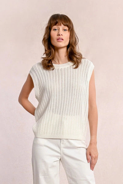 HOLLIS TOP TOP MOLLY BRACKEN XS OFF WHITE 