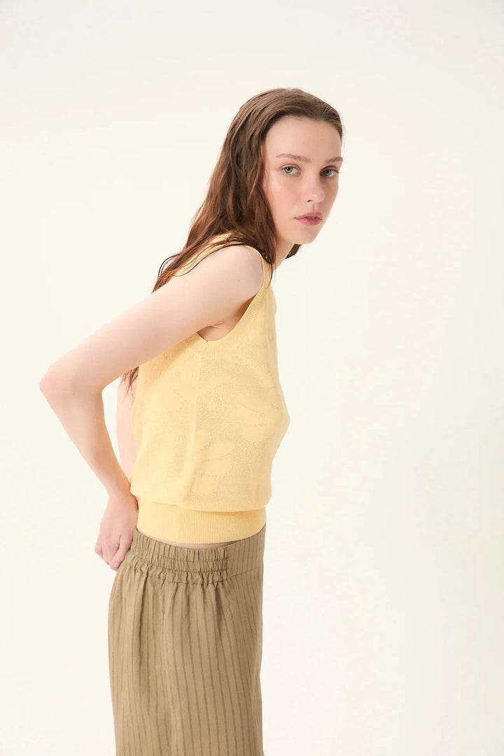 ICARIA KNIT TOP TOP DELUC 