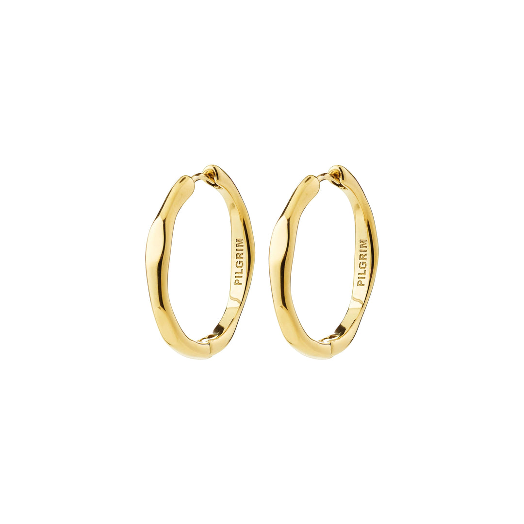 INNER HOOPS Jewelry PILGRIM GOLD PLATED 
