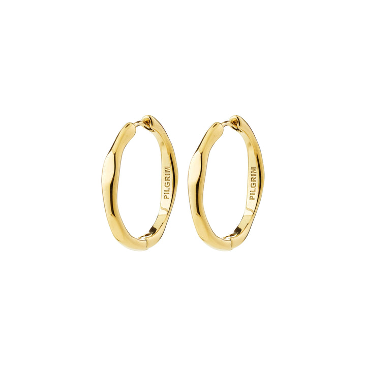 INNER HOOPS Jewelry PILGRIM GOLD PLATED 