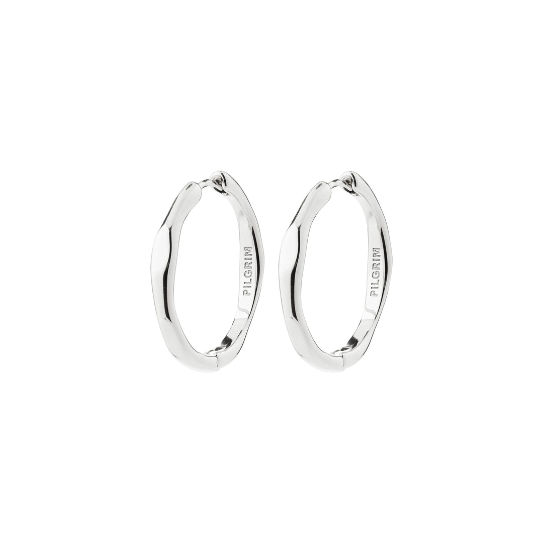 INNER HOOPS Jewelry PILGRIM SILVER PLATED 