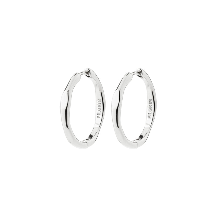 INNER HOOPS Jewelry PILGRIM SILVER PLATED 