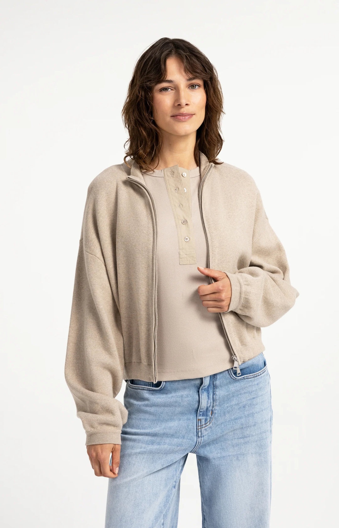 JACQUARD KNITTED CARDIGAN