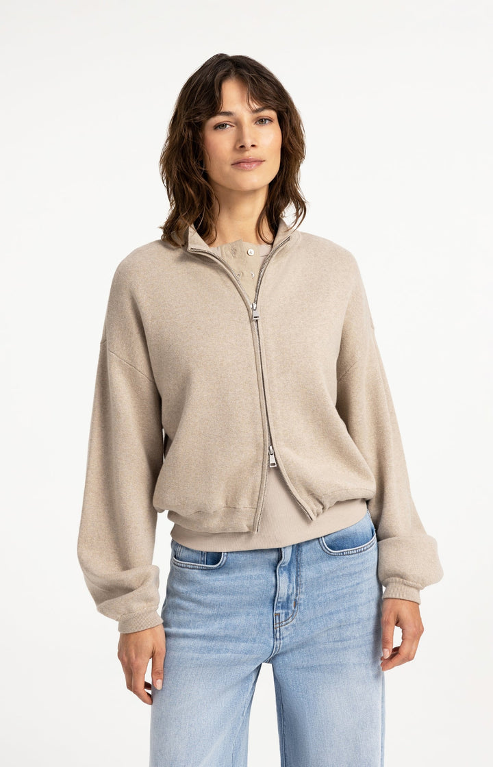 JACQUARD KNITTED CARDIGAN