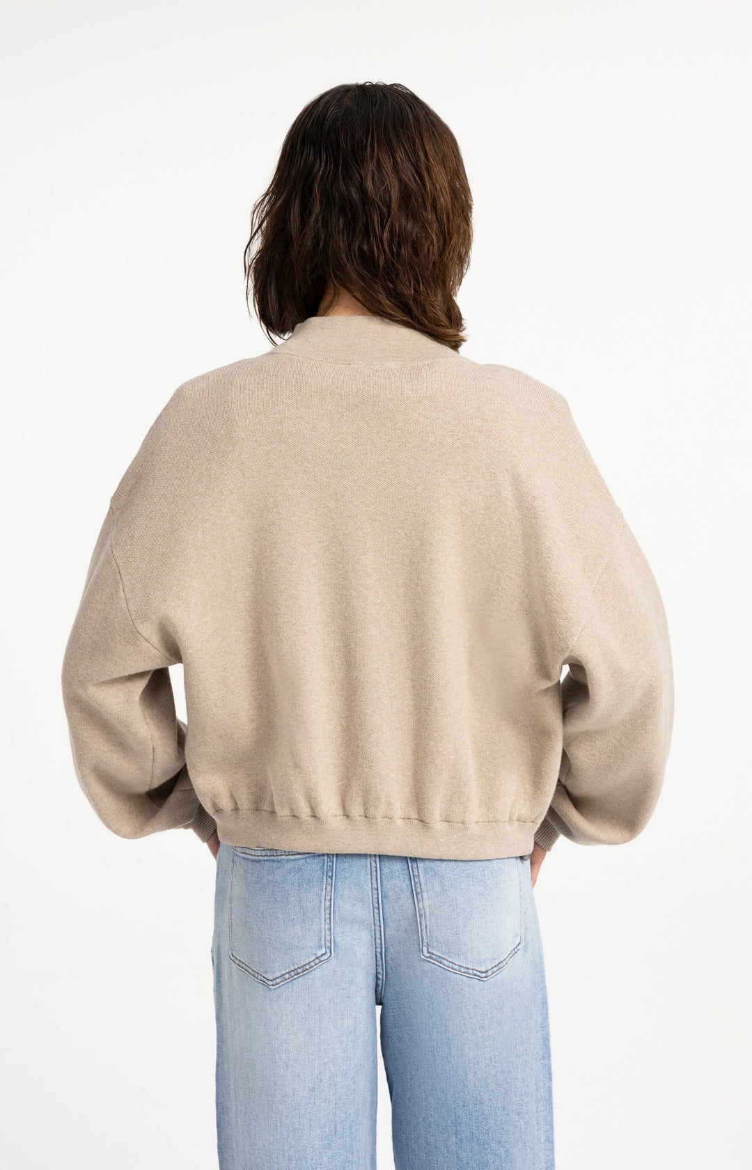 JACQUARD KNITTED CARDIGAN
