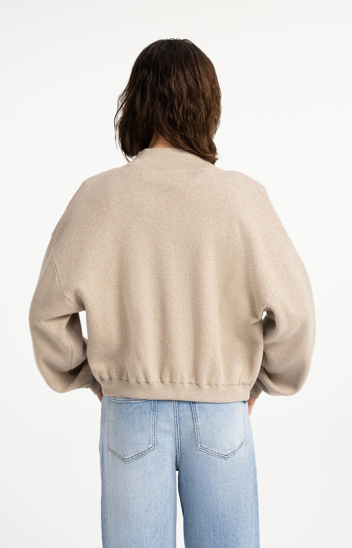 JACQUARD KNITTED CARDIGAN