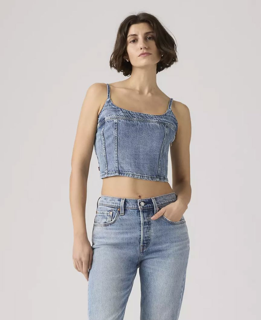 JADINE DENIM CAMI Tank Top LEVI&