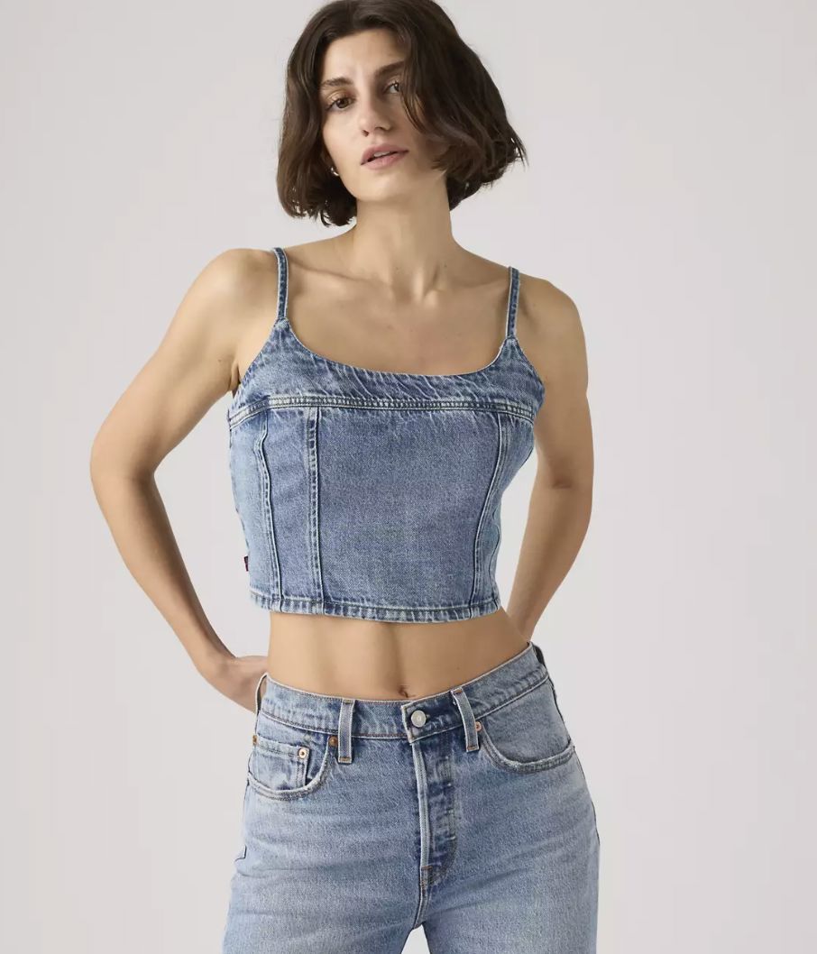 JADINE DENIM CAMI Tank Top LEVI&