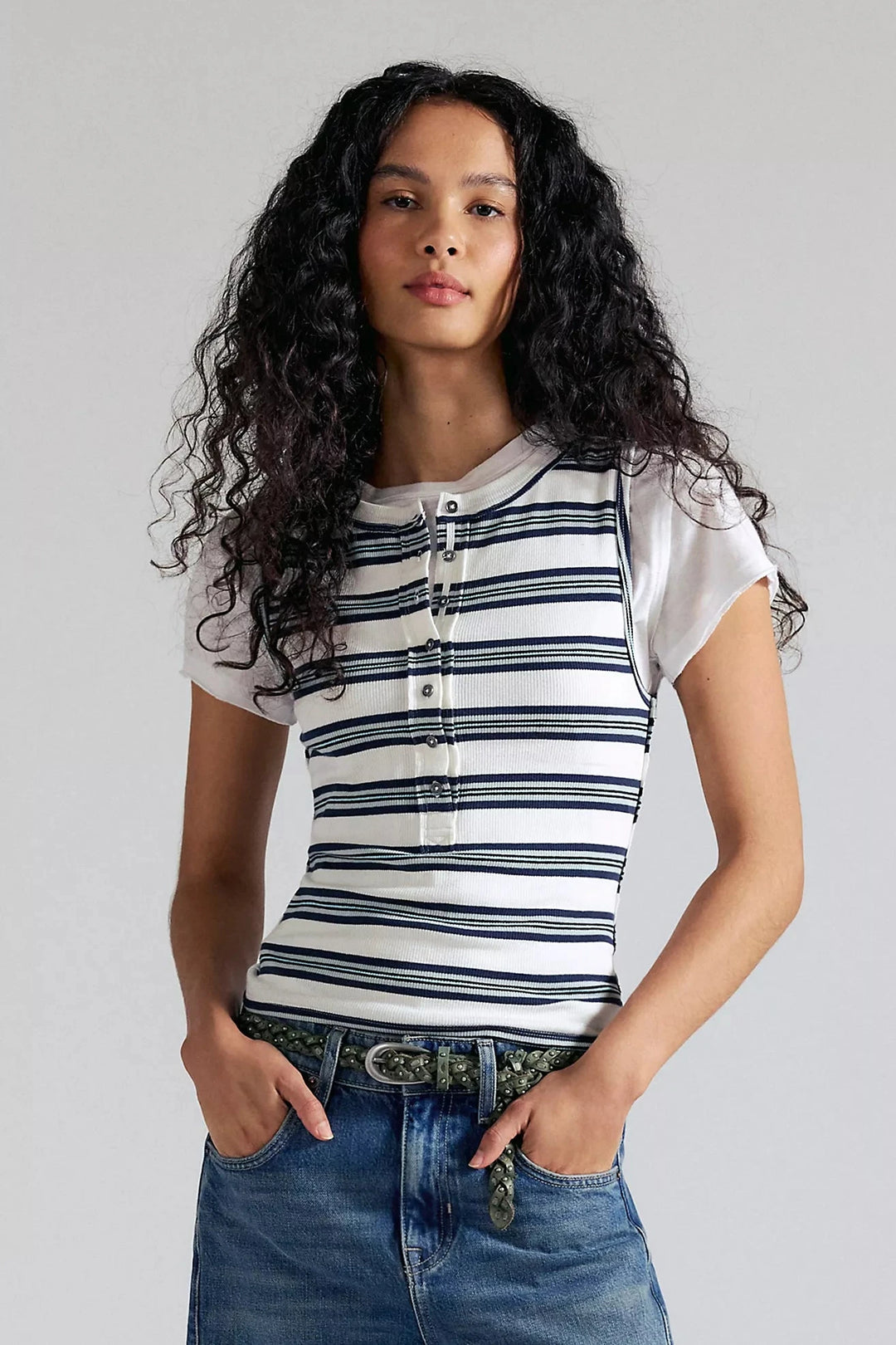 JAMIE HENLEY STRIPED TANK TOP Free People 
