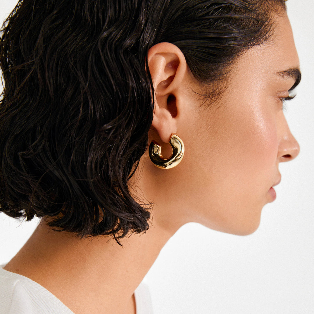 JENNINGS HOOPS - MEDIUM Jewelry PILGRIM 