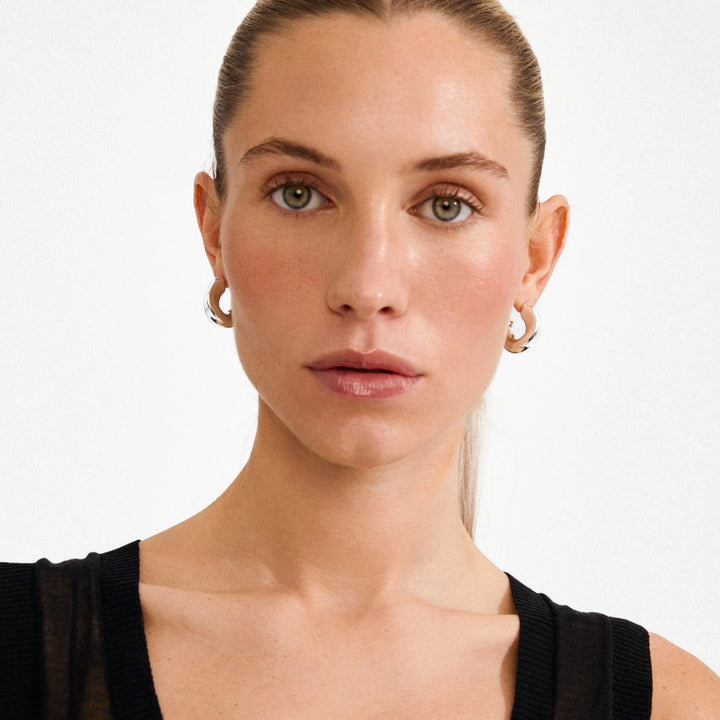 JENNINGS HOOPS - MEDIUM Jewelry PILGRIM 