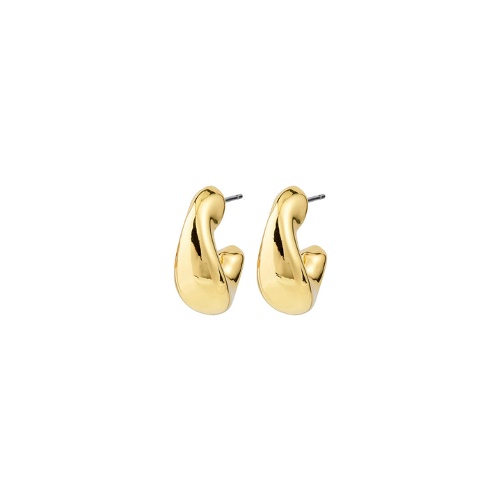 JENNINGS HOOPS - SMALL Jewelry PILGRIM GOLD PLATED 
