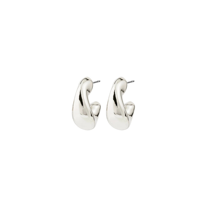 JENNINGS HOOPS - SMALL Jewelry PILGRIM SILVER PLATED 