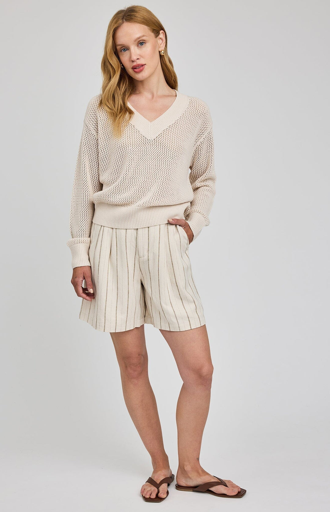 JENSEN PULLOVER SWEATER GENTLE FAWN 