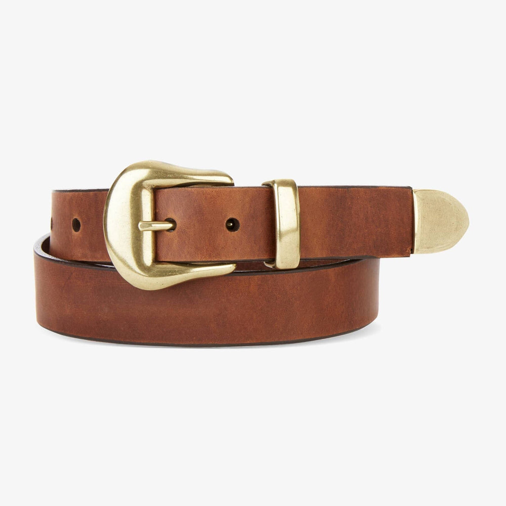 JOELLE BELT ACCESSORIES BRAVE LEATHER 28 BRANDY 