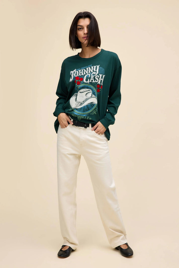 JOHNNY CASH FABULOUS MERCH LONG SLEEVE TOP DAYDREAMER 