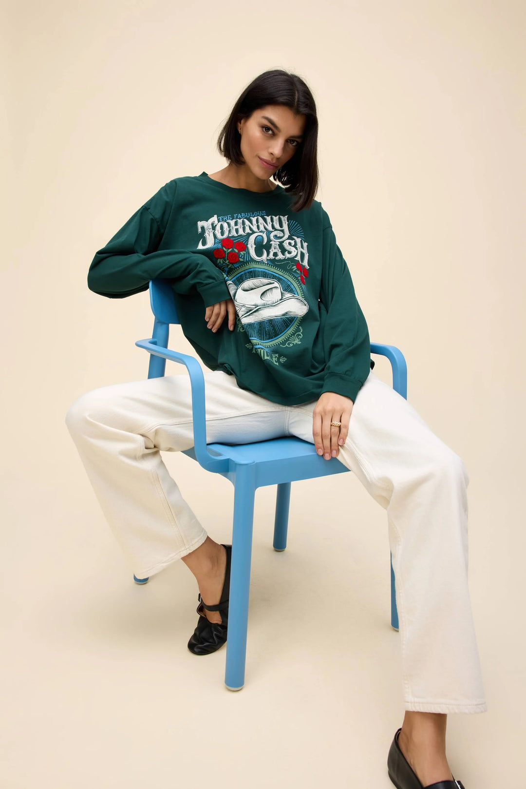 JOHNNY CASH FABULOUS MERCH LONG SLEEVE TOP DAYDREAMER 