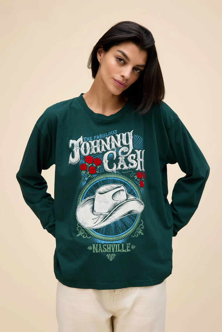 JOHNNY CASH FABULOUS MERCH LONG SLEEVE TOP DAYDREAMER 