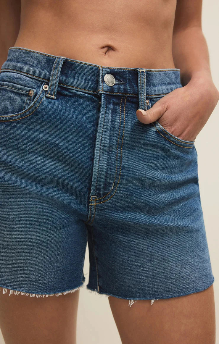 JONAH MID RISE DENIM SHORT SHORTS Z SUPPLY 