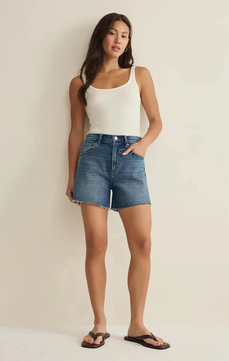 JONAH MID RISE DENIM SHORT SHORTS Z SUPPLY 