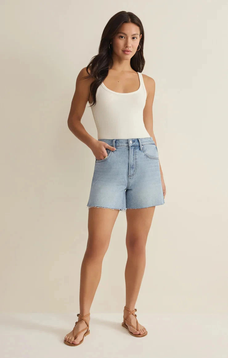 JONAH MID RISE DENIM SHORT SHORTS Z SUPPLY 