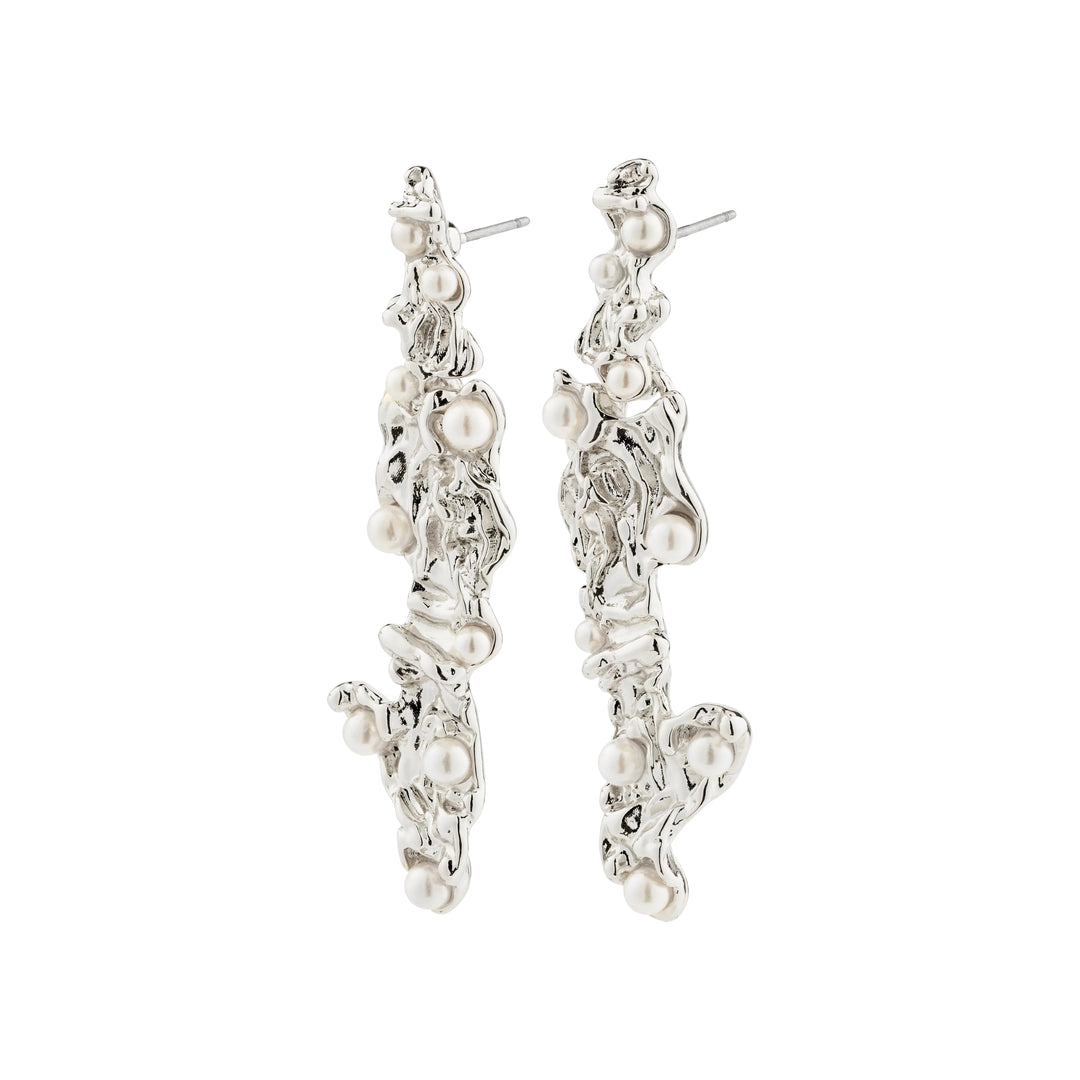 JUDE EARRINGS Jewelry PILGRIM SILVER PLATED 