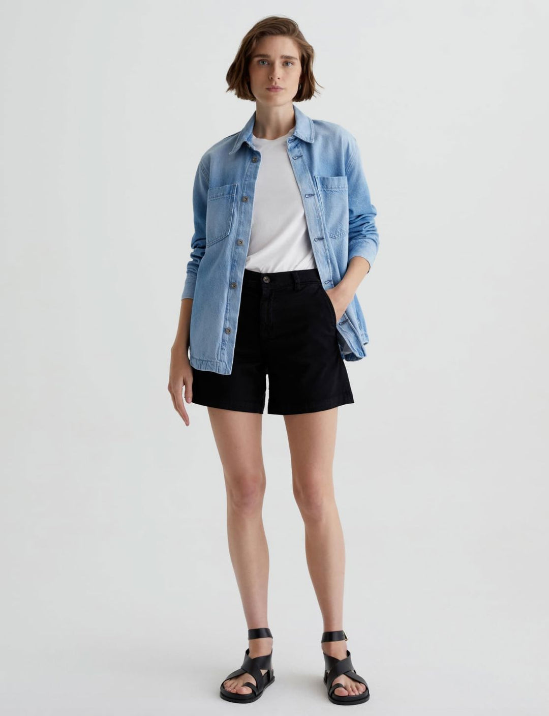 JUDE SHORT SHORTS AG 25 SULFUR BLACK 
