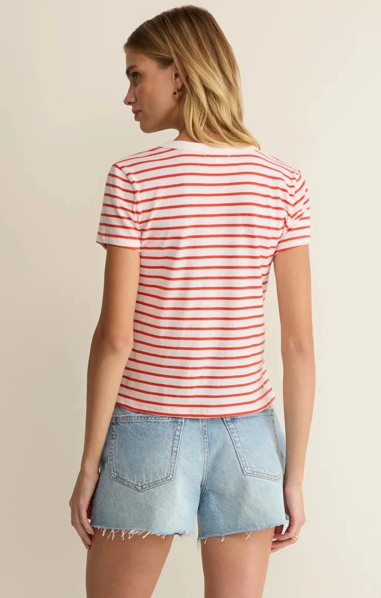 JUNIE STRIPED TEE T-Shirt Z SUPPLY 