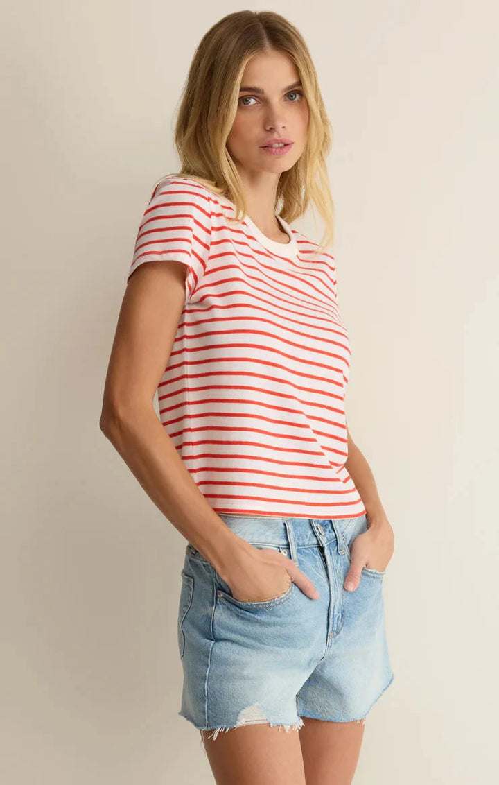 JUNIE STRIPED TEE T-Shirt Z SUPPLY 