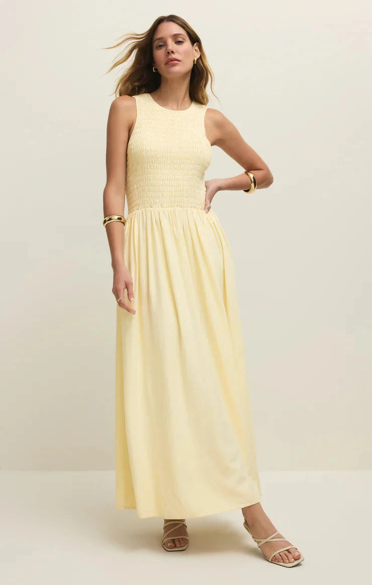 JUNIPER LINEN MAXI DRESS Dress Z SUPPLY 