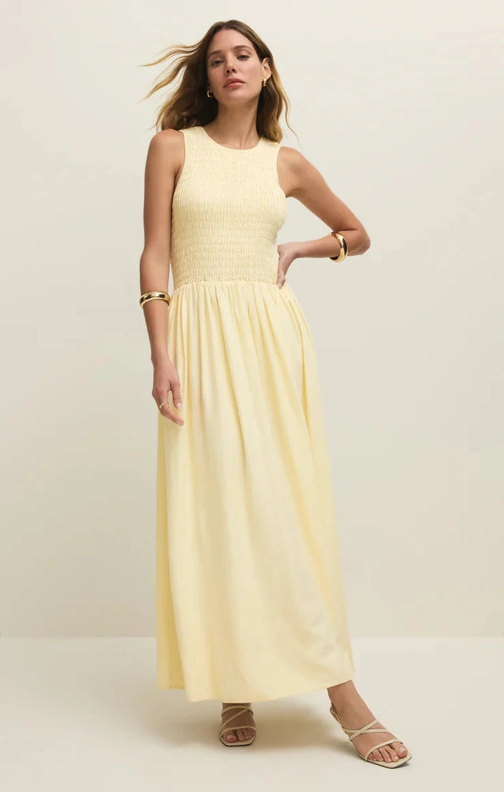 JUNIPER LINEN MAXI DRESS Dress Z SUPPLY 