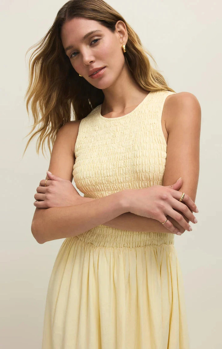JUNIPER LINEN MAXI DRESS Dress Z SUPPLY 