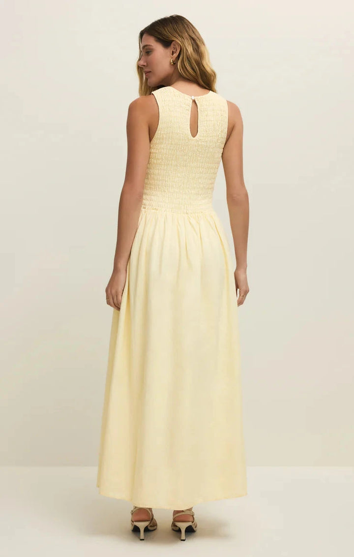 JUNIPER LINEN MAXI DRESS Dress Z SUPPLY 