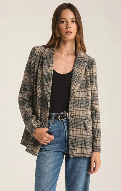 KINGSTON PLAID BLAZER BLAZER Z SUPPLY 