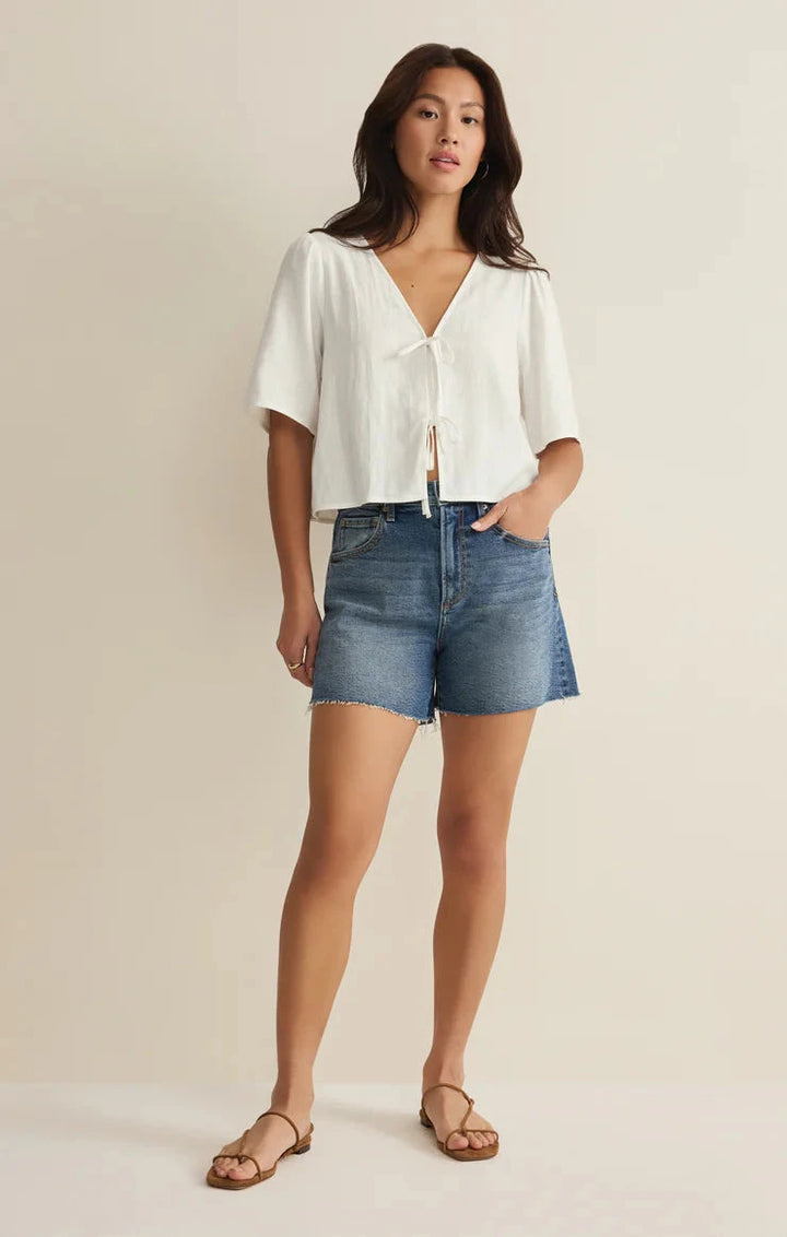 LA BELLE LINEN TOP top Z SUPPLY 