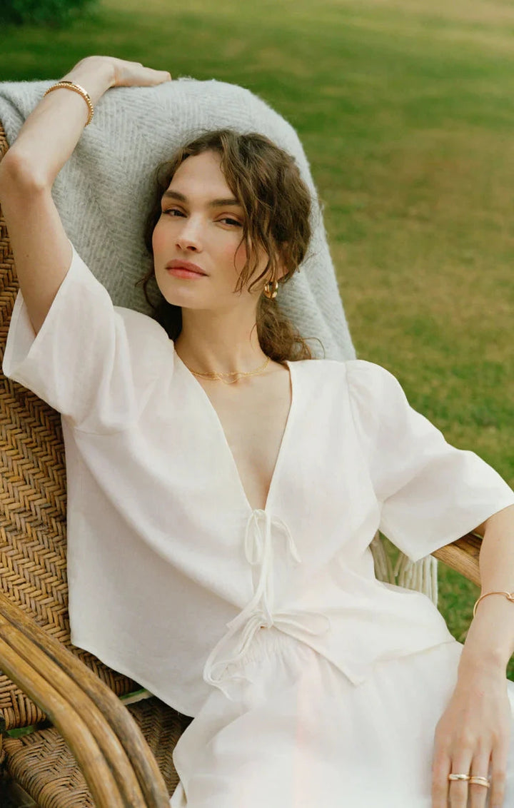 LA BELLE LINEN TOP top Z SUPPLY 