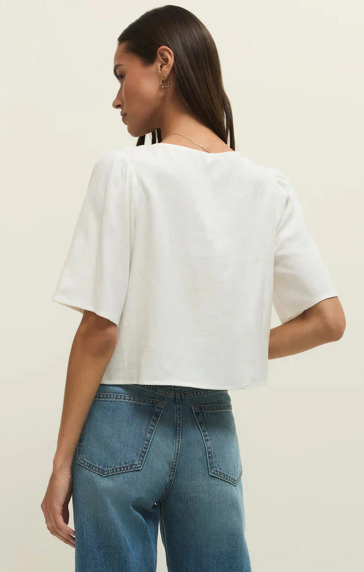 LA BELLE LINEN TOP top Z SUPPLY 