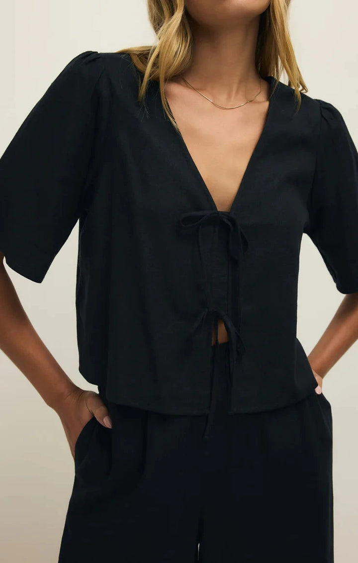 LA BELLE LINEN TOP top Z SUPPLY 