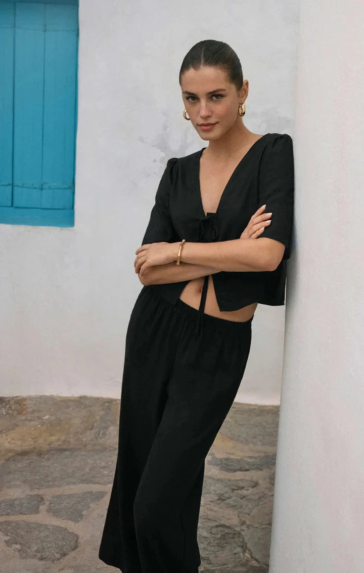 LA BELLE LINEN TOP top Z SUPPLY 