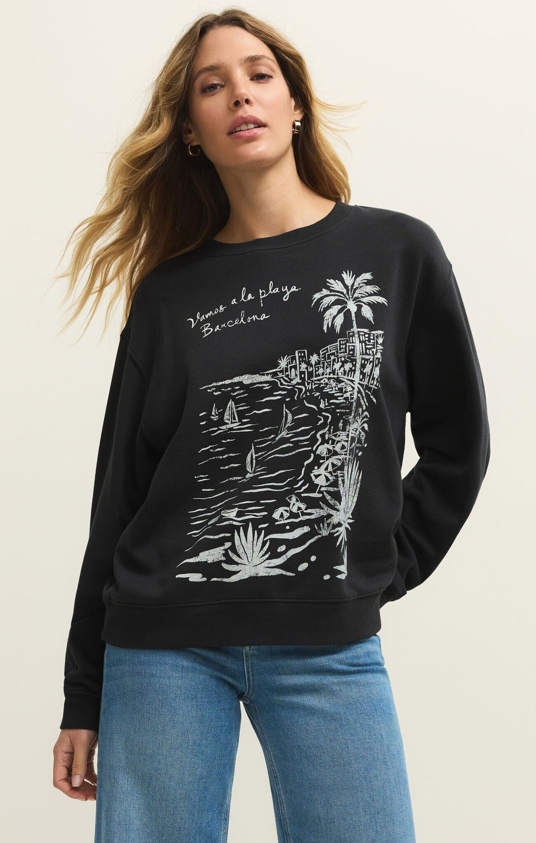 LA PLAYA SWEATSHIRT SWEATER Z SUPPLY 