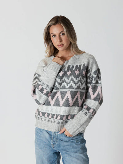 LANDEN SWEATER SWEATER LYLA & LUXE 